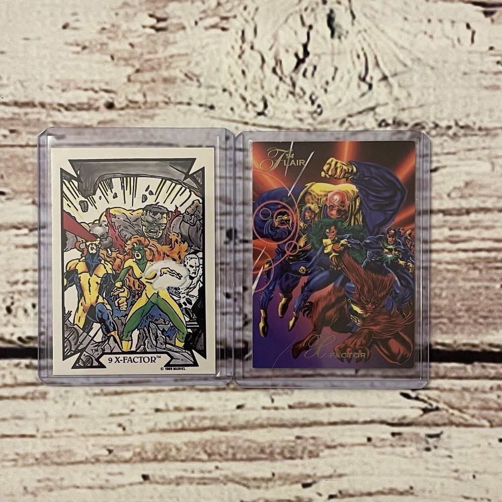 1989 1994 Marvel X-Factor‎ Todd Mcfarlane Series I #9 Lot of 2 Cards